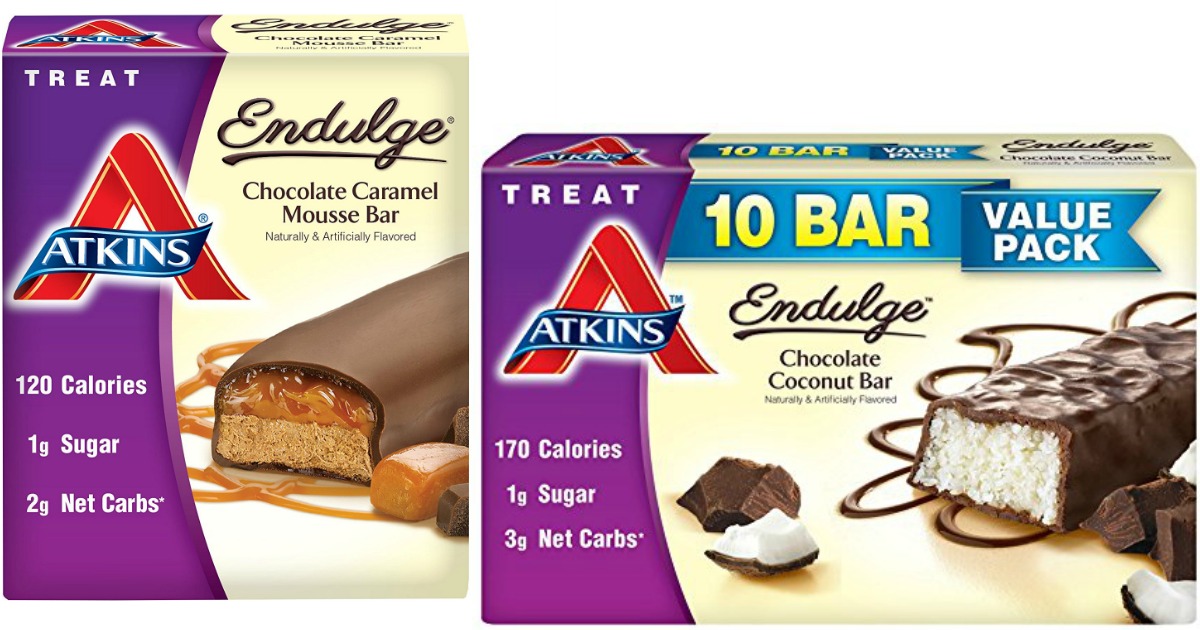 Amazon Atkins Endulge Treat Bars 10 Count Box ONLY 7.41 Shipped (Just