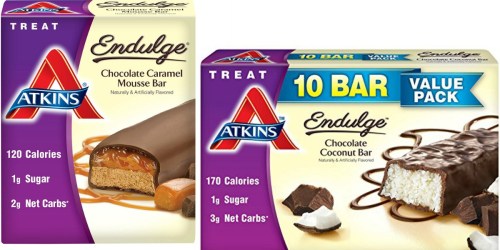 Amazon: Atkins Endulge Treat Bars 10 Count Box ONLY $7.41 Shipped (Just 74¢ Per Bar)