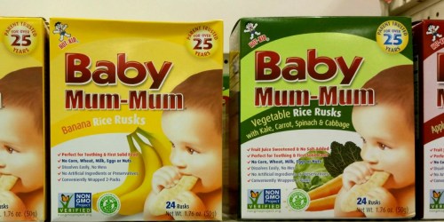 Target: Baby Mum-Mum Rice Rusks ONLY $1.64 (Gluten-Free All Natural Rice Biscuits)