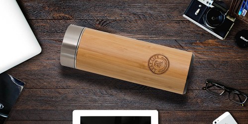 Amazon: Bamboo Tea Tumbler Only $16.46