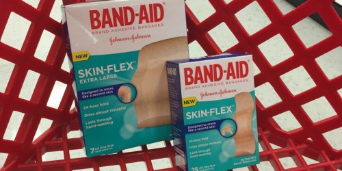 High Value $2/1 Band-Aid Skin-Flex Coupon + FREE First Aid Bag at Target w/ Select Purchase