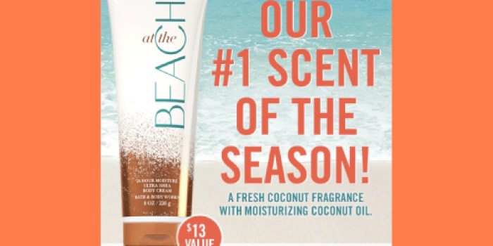 Bath & Body Works: Free Full Size Beach Life Body Cream w/ Purchase ($13 Value)