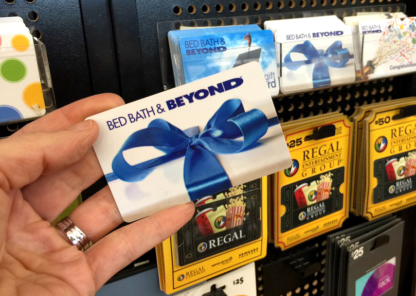 bed bath beyond gift cards