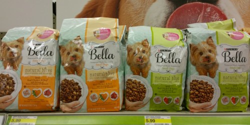 Three New Bella Dog Food Coupons = 3-Pound Bags Only 99¢ at Target + More