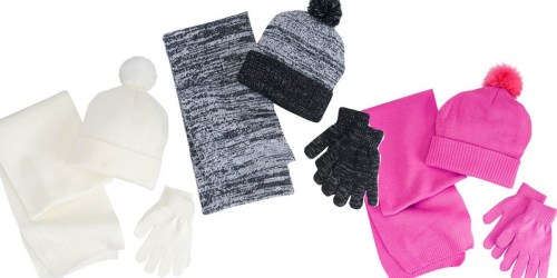 Kohl’s Cardholders: Girl’s 3-Piece Scarf, Hat & Gloves Sets ONLY $1.68 Shipped