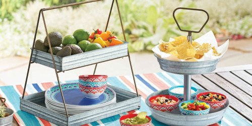 Walmart.com: Better Homes & Gardens 2-Tier Serving Tray Only $17.88