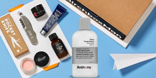 Birchbox Man: 4 Deluxe Men’s Samples + FREE Anthony Glycolic Cleanser $20 Shipped (New Subscribers)