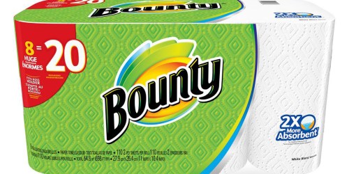 Home Depot: Bounty Paper Towels 8 Huge Rolls ONLY $11.72 = 20 Regular Rolls (In Store Only)