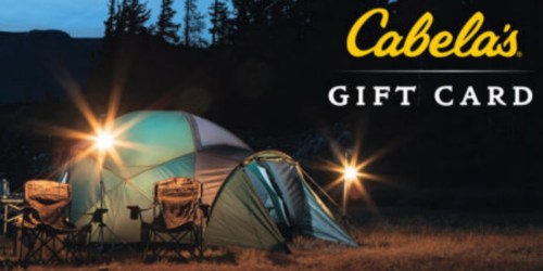 $100 Cabela’s Gift Card Only $80 Shipped + More