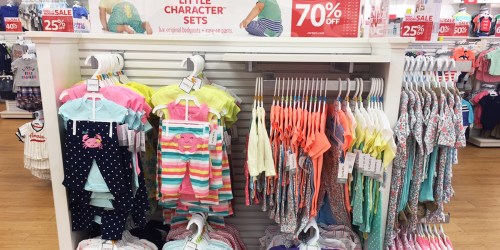 Carter’s: 70% Off Baby Sale Ends Tonight = Bodysuits Only $1.17 & More