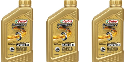 Amazon: Castrol Motorcycle Oil 6-Pack Only $38.54 Shipped (Just $6.42 Each)