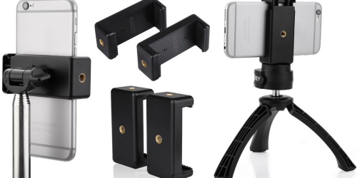 2-Pack iPhone Tripod Mount/Adapter Only $4.99 (Regularly $12.99)