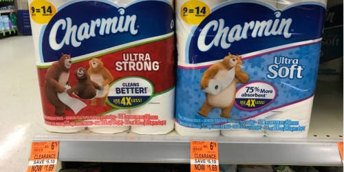 Walgreens Clearance Finds: Charmin Bath Tissue 9-Count Rolls Only $1.44 & MORE