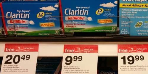 Target: Claritin Reditabs 10 Count Pack Just $3.99 (Regularly $9.99)