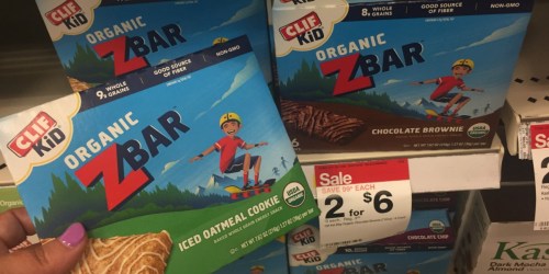 Target: Clif Kid Organic ZBars Only $1.85