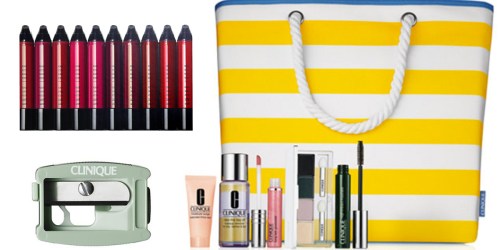 Macy’s: $110 Worth of Clinique Items Just $41 Shipped (How Cute is This Tote Bag?!)