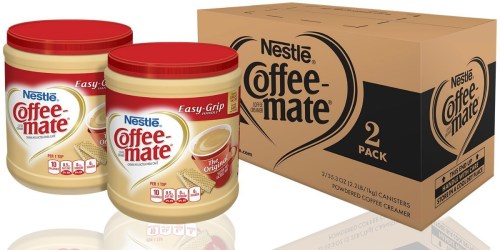 Amazon: TWO BIG Nestle Coffee-Mate Creamer 35.3 Ounce Containers Only $5.49 Shipped ($2.75 Each)