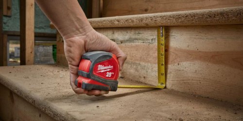 Home Depot: 2 Pack Milwaukee 25 Feet Compact Tape Measures Only $14.97 (Just $7.49 Each)