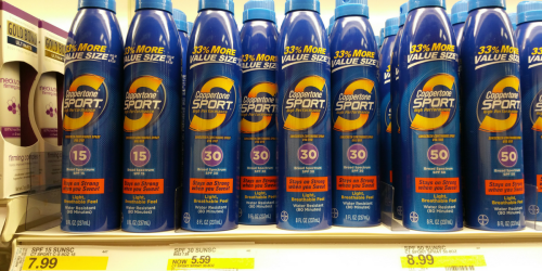 New & High Value Coppertone Coupons = Large Sunscreen Bottles Only $4.09 Each at Target