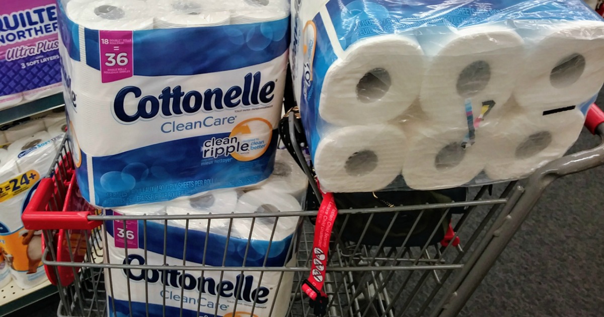 CVS Cottonelle Bathroom Tissue 18 Pack Double Rolls ONLY 5.31 (Regularly 16.49)
