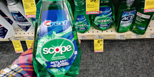 CVS: Scope Mouthwash One Liter Bottle Just $1.49 (Regularly $4.99)