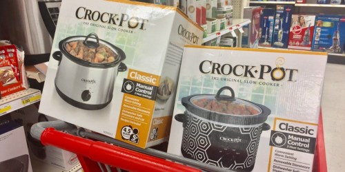Target: Crock-Pot 4.5 Quart Slow Cooker ONLY $12.75 (Regularly $19.99) & More Deals