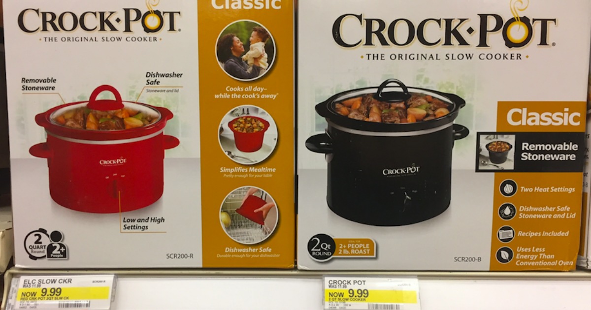 Crock-Pot 2-qt Slow Cooker $7.99 at Target