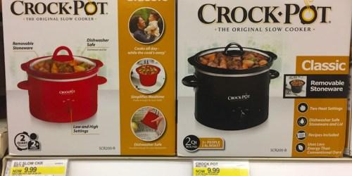Target: Crock-Pot 2-Quart Slow Cooker Only $7.49
