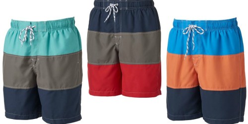 Kohl’s: Men’s Croft & Barrow Swim Trunks Just $8.39 Shipped (Regularly $30) – Until 3PM CST Only
