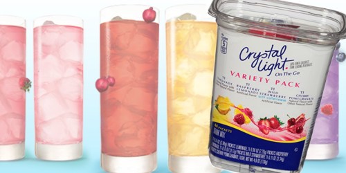 Amazon: Crystal Light On The Go 44-Count Variety Pack Only $4.49 Shipped