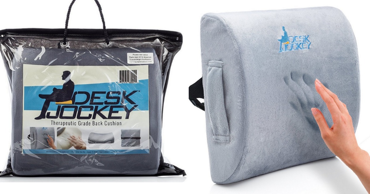 Amazon Desk Jockey Lower Back Lumbar Support Cushion ONLY 19.99