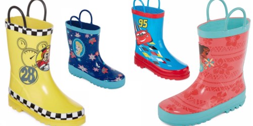 JCPenney: FREE Shipping on ALL Orders = Disney Rain Boots Only $12.49 Shipped (Regularly $25)