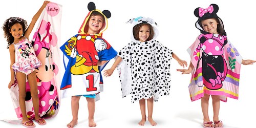 Disney Store: Personalized Hooded Towels ONLY $10.99 Each (Regularly $22.95) & More