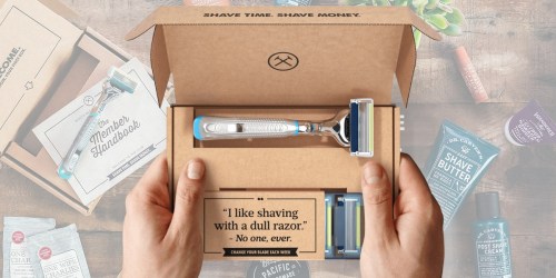 Dollar Shave Club: Razor + 4 Refill Cartridges ONLY $1 Shipped
