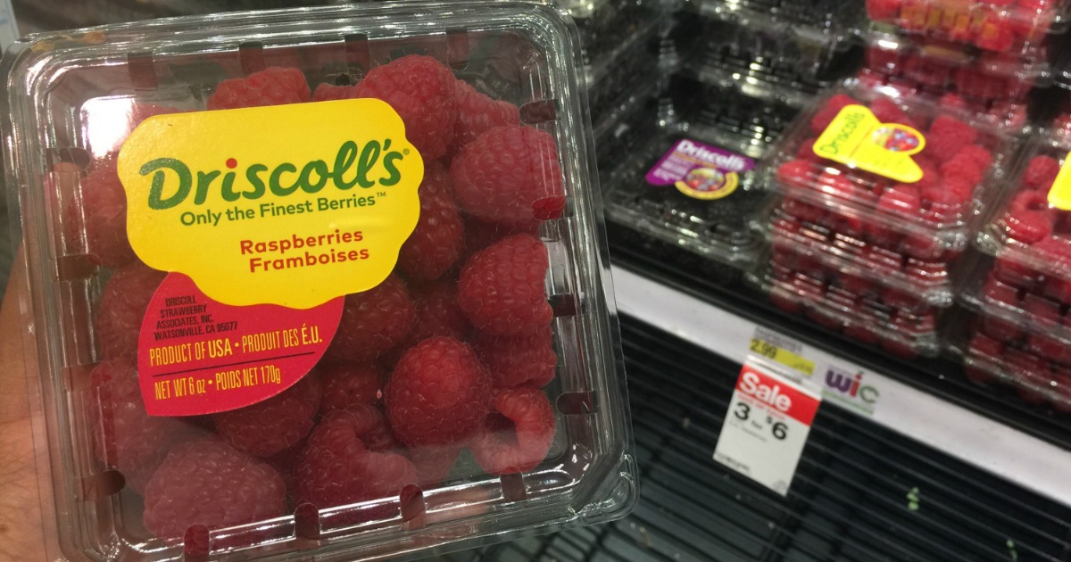 Target Driscoll's Raspberries, Strawberries & Blueberries ONLY 1.50