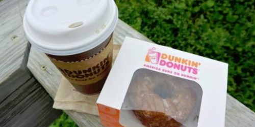 Free $5 Dunkin’ Donuts Bonus Offer w/ $10 Reload Using Masterpass