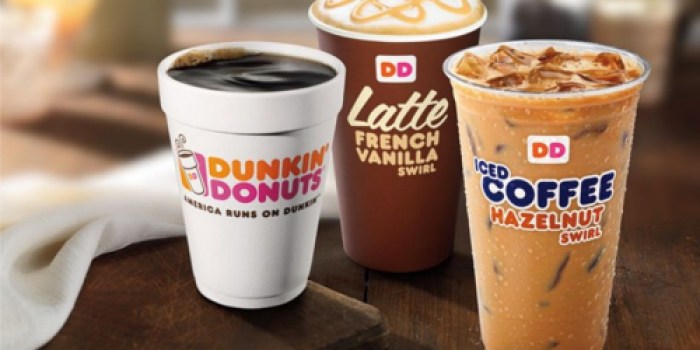 Dunkin’ Donuts Perks Week: Score Different Daily Deals (5/15-5/19) + Earn $5 Credit