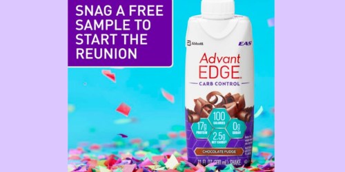 FREE EAS AdvantEDGE Carb Control Shake Sample