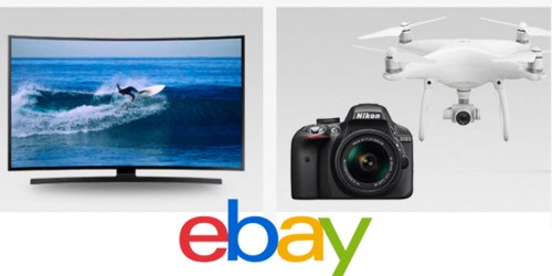 Ebay: Extra 20% Off $25+ Electronics Purchase (Save On Headphones, TVs, Cameras & More)