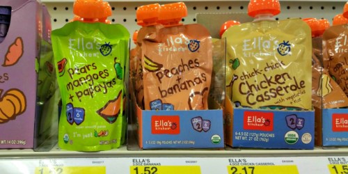Target: Organic Baby Food  Pouches as Low as 30¢ Each (Ella’s Kitchen, Gerber & More)