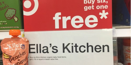 Target: Ella’s Kitchen Organic Peaches & Bananas Pouches Only 33¢ Each