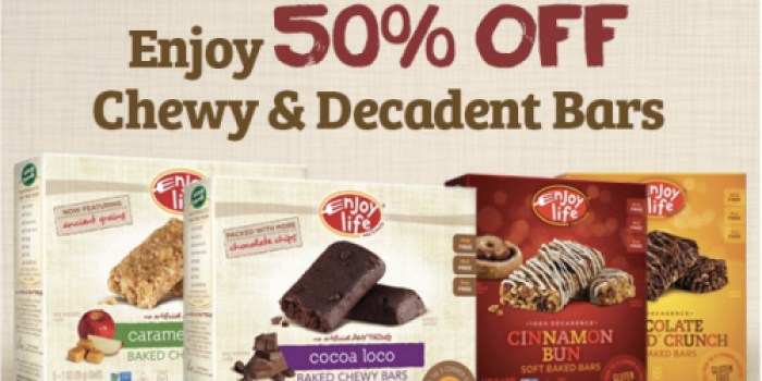Enjoy Life Gluten-Free Chewy & Decadent Bars Just $1.81 Per Box Shipped (Today Only)