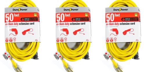 Sears: Dura Power 50′ 14/3 Extension Cord Only $19.99 (Regularly $40.99)