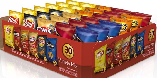 Frito-Lay Chips 30-Count Variety Pack Only $7.64 (Just 25¢ Per Bag)