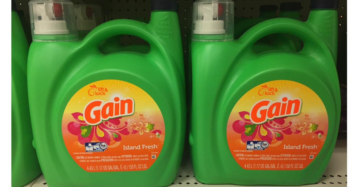 Target Gain Liquid Laundry Detergent 150oz Bottles Only 9.49 Each