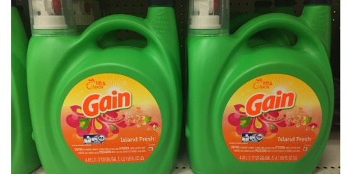 Target: Gain Liquid Laundry Detergent 150oz Bottles Only $9.49 Each (After Gift Card) + More