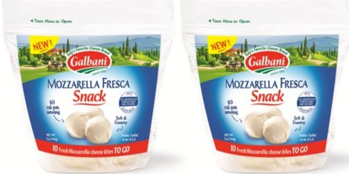 New $2/1 Galbani Snack Cheese Coupon = Mozzarella Packs Only $79¢ at Target (Regularly $3.49)