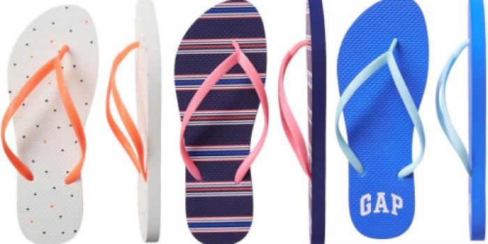 GAP Factory: Free Shipping on ANY Order = Flip Flops $2.99 Shipped (Regularly $8) & More