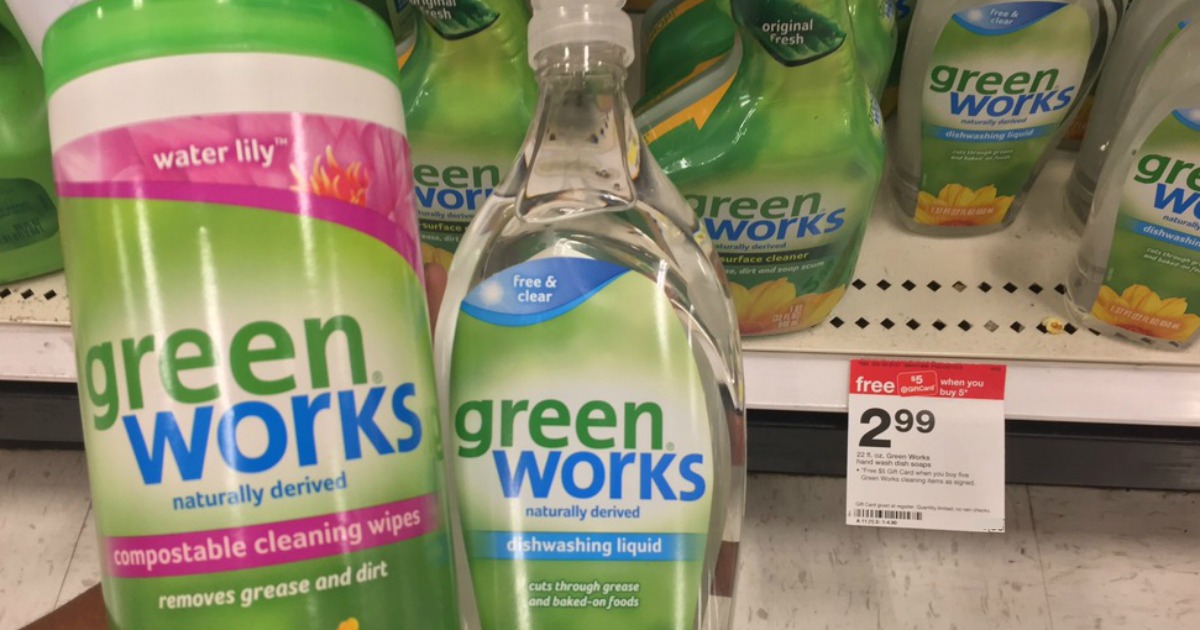 Target Green Works Cleaning Products ONLY 1.63 Each (No Coupons Needed)