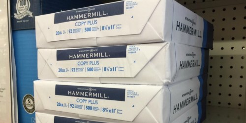 Five Hammermill Copy Plus Paper Reams Only $7.99 at Staples | Just $1.60 Each